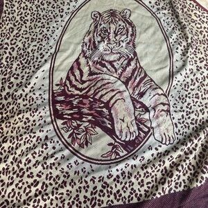 Leopard Print Tiger Tapestry Blanket